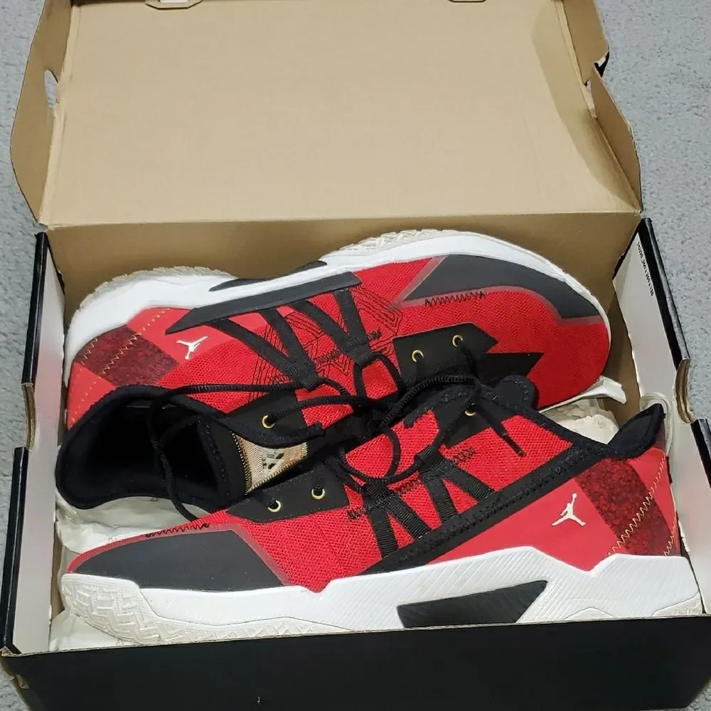 Jordan Stay Loyal 2, Red and Black Athletic Shoes Size 15 - Picture 10 of 10